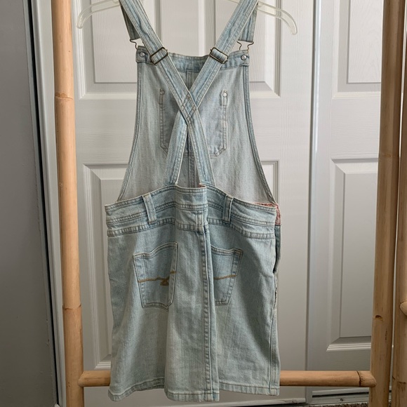 Denim Overall Skirt Dress - Picture 2 of 8